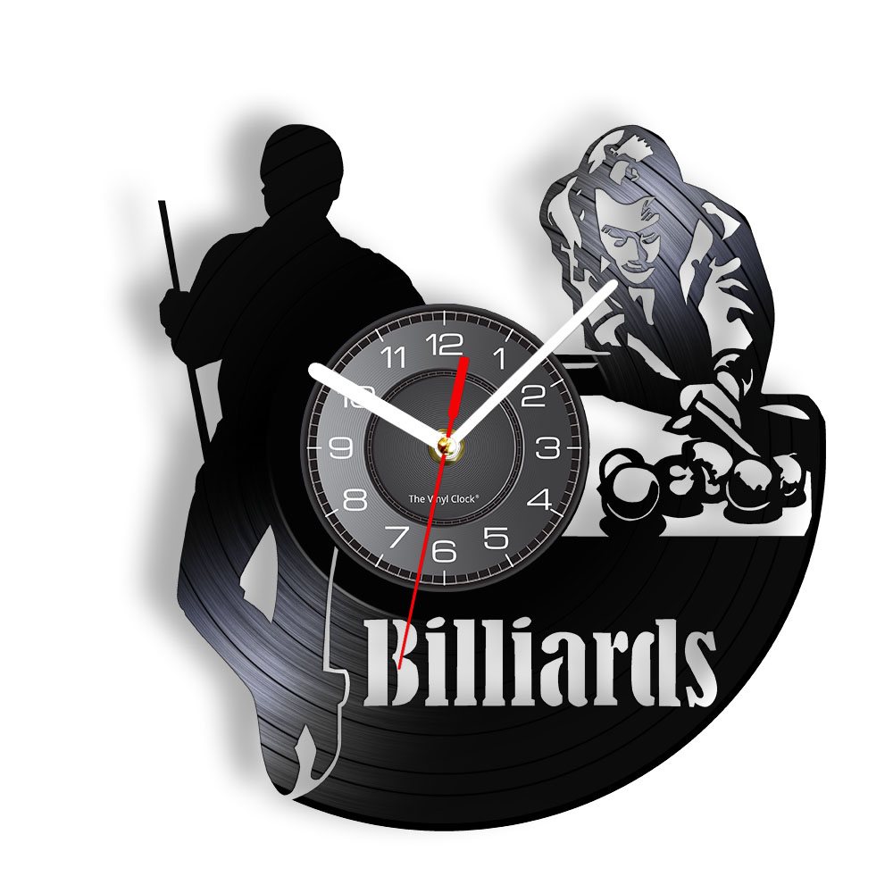 Table Tennis Live - Horloge murale en vinyle sur le