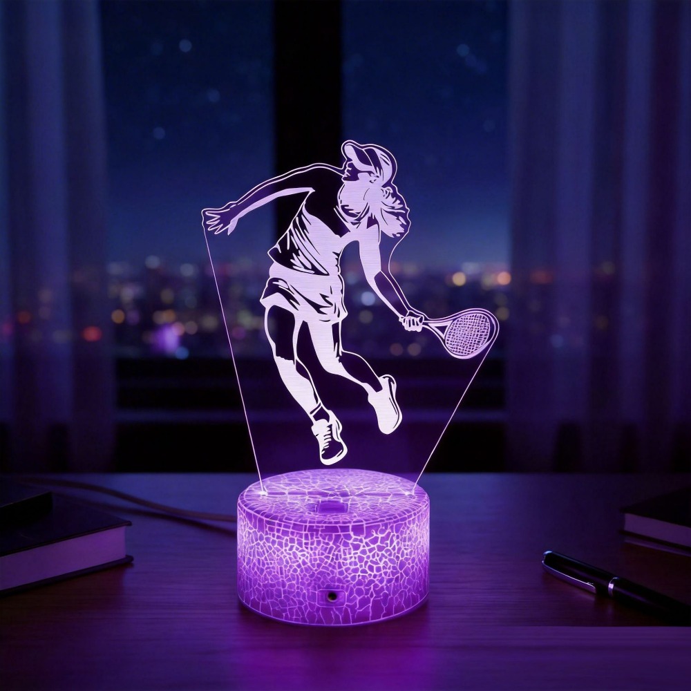 Table Tennis Touch - Lampe de nuit 3D Illusion Nighdn