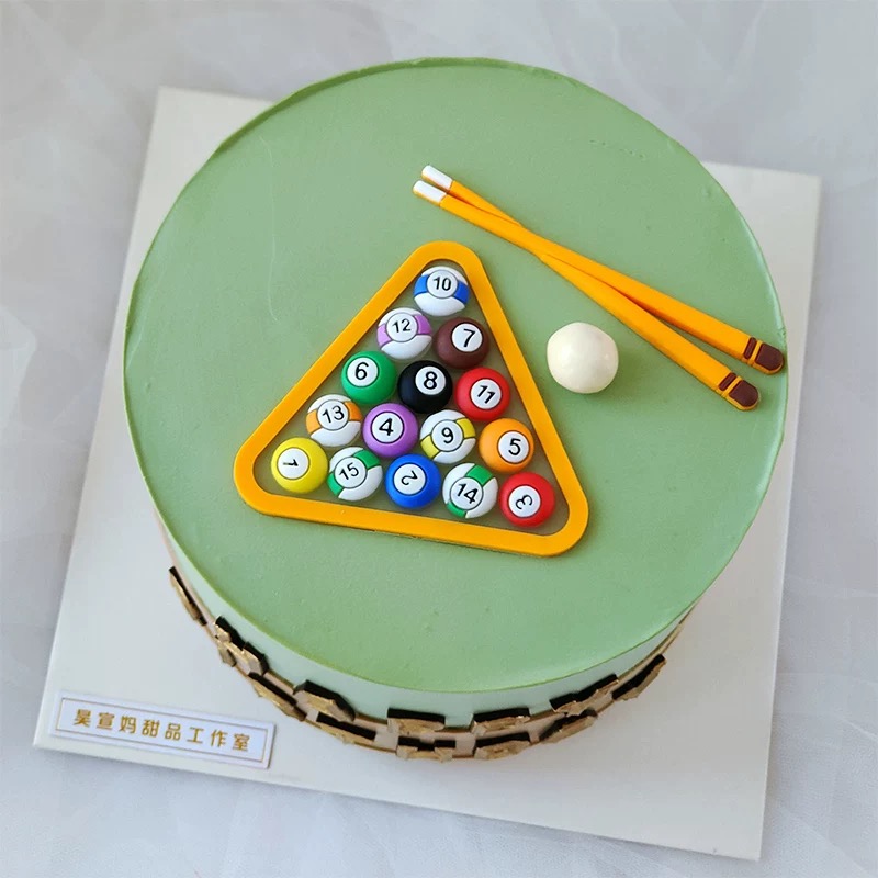 Table Tennis Games - Ornements de gâteau de tennis de