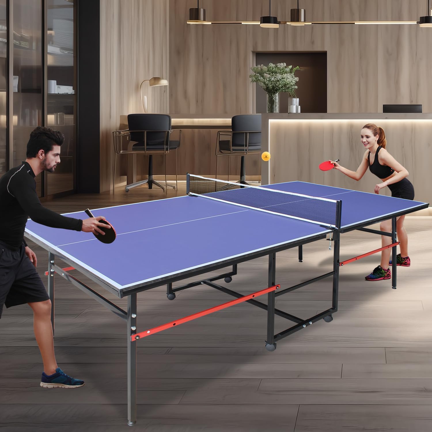 Table de ping-pong portable de - Table Tennis Folding Table avis et prix