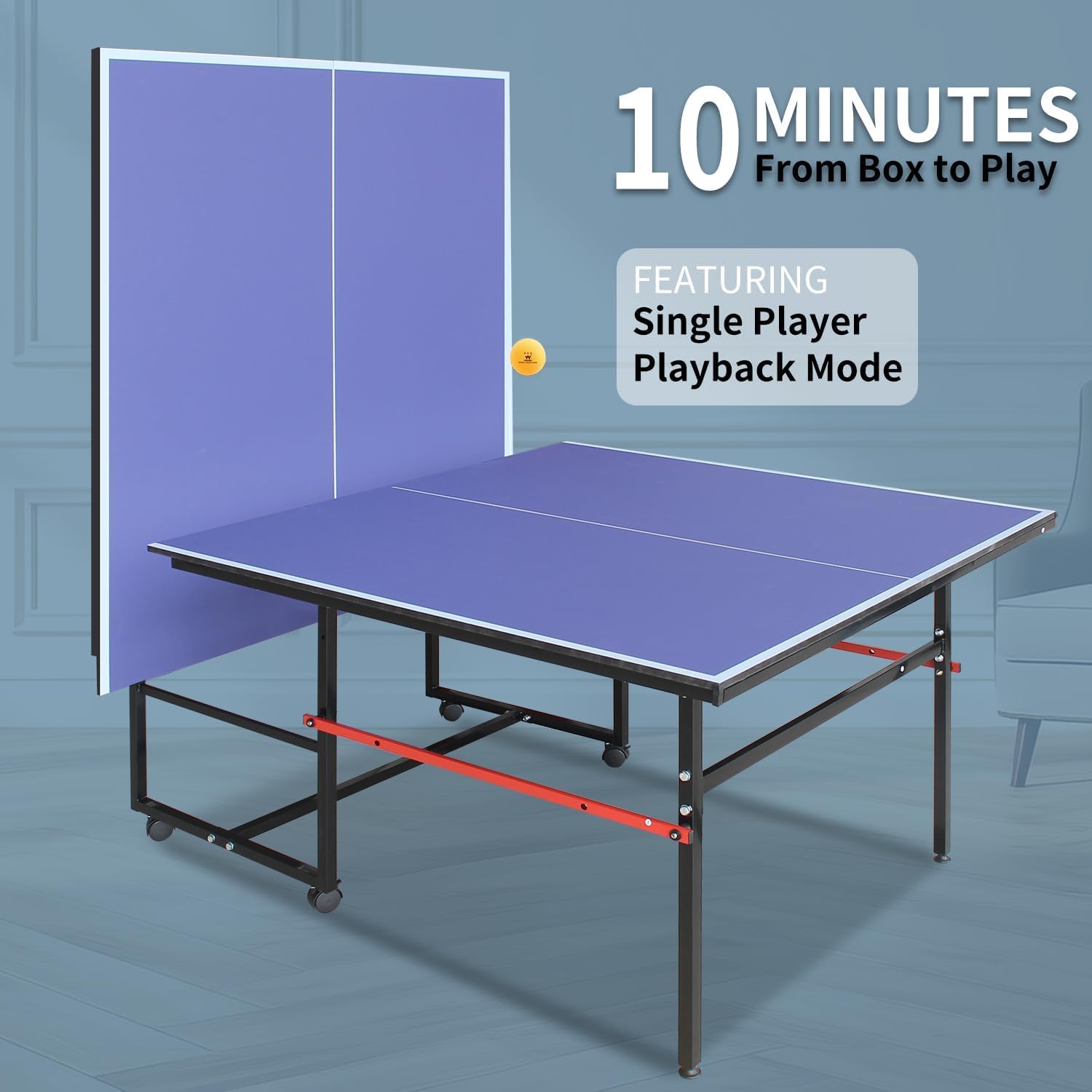 Table de ping-pong portable de - Table Tennis Folding Table avis et prix