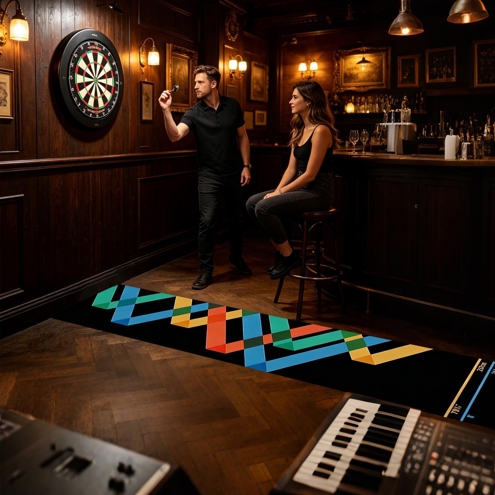 Tapis de fléchettes avec ligne - Throw Distance Board avis et prix