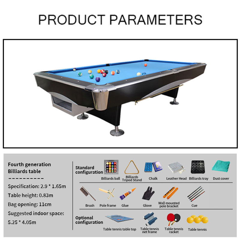 Table de billard moderne 9 pie - Table Tennis Games avis et prix