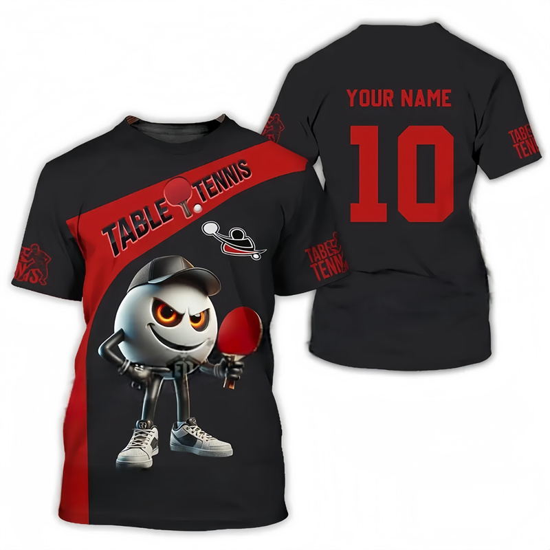 Tennis de Table motif T-Shirt  - Table Tennis Name avis et prix
