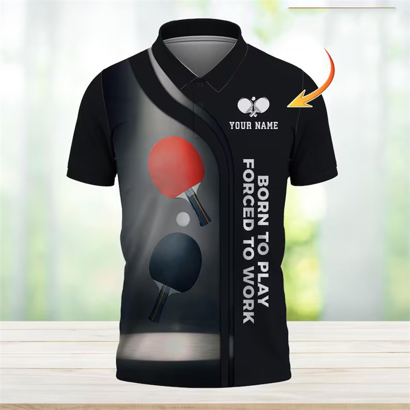 Polo de ping-pong personnalisé - Table Tennis Name avis et prix