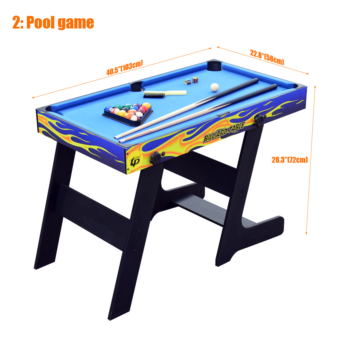 Tables de jeu multifonctions d - Table Tennis Folding Table avis et prix